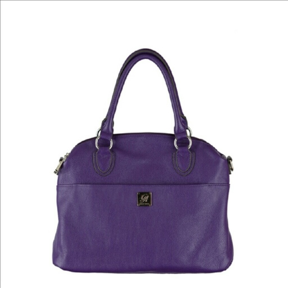 Grace Adele Taylor leather bag in grape